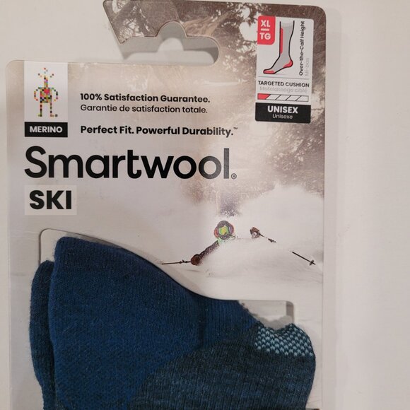 Smartwool Chaussettes Smartwool Ski Targeted Cushion blue socks XL 12-14.5 - Picture 4 of 9